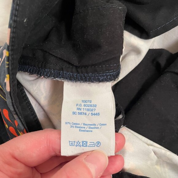 Boden Cotton Party/Holiday Ankle Pants Size 12 - Picture 4 of 6